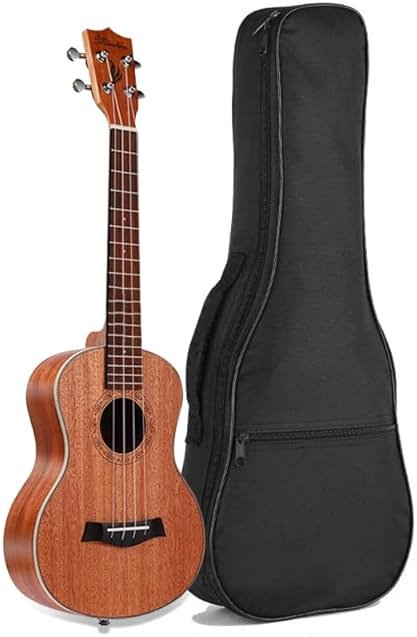 26in Ukulele Case, Waterproof Durable Ukulele Padded Bag with Adjustable Straps for Tenor - Product Image