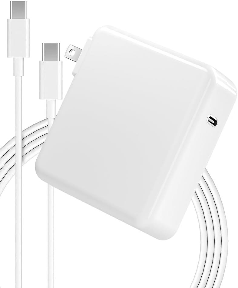 Mac Book Pro Charger - 118W USB C Fast Charger Power Adapter Compatible with MacBook Pro/MacBook Air 16 15 14 13 Inch, M1 M2 M3 M4 M5, New iPad Pro and All USB C Device, Charge Cable 6.6ft - Product Image