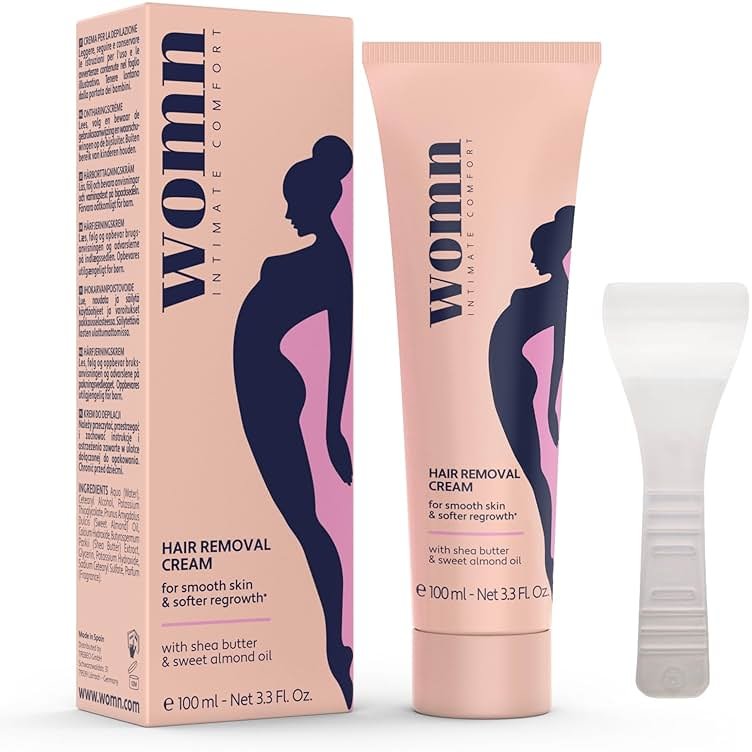 womn Intimate Comfort HAIR REMOVAL CREAM for bikini area & underarms. Smooth skin, no razor bumps or cuts. 3.3 Fl. Oz. - Product Image