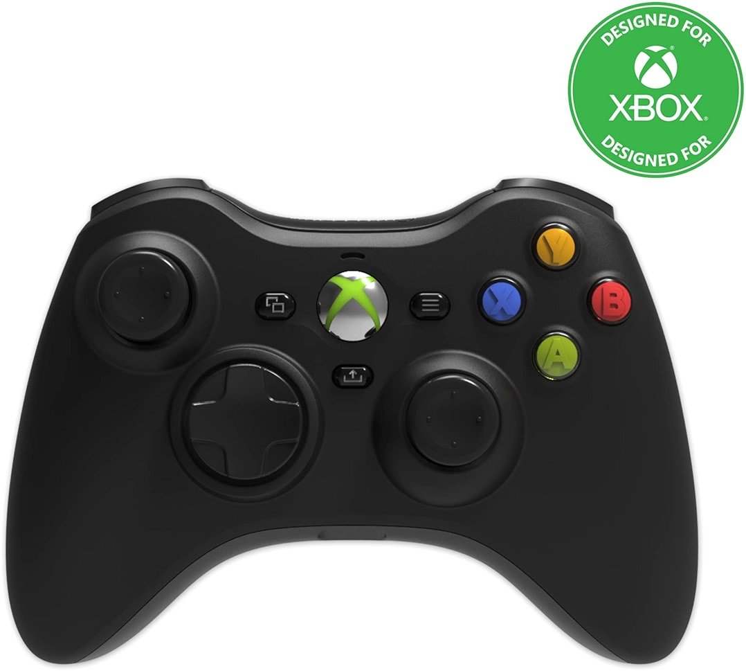Hyperkin Xenon Wired Controller for Xbox Series X|S, Xbox One & Windows 10|11, PC, Plug and Play Gaming Gamepad with 3.5MM Audio Jack, Impulse Triggers - Black - Officially Licensed - Product Image