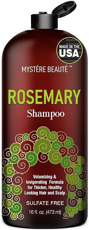 Rosemary Shampoo - Rosemary Shampoo for Hair Growth Organic - Promotes Hair Growth & Scalp Health - Volumizing Formula for Thicker Healthier Hair - Sulfate & Paraben Free, for Men Women - 16 fl oz - Product Image