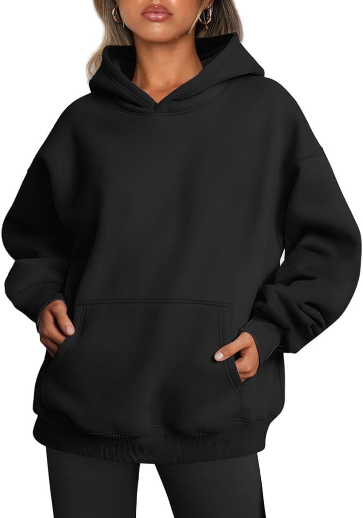 Trendy Queen Womens Oversized Hoodies Pullover Sweatshirts Casual Fall Clothes - Product Image