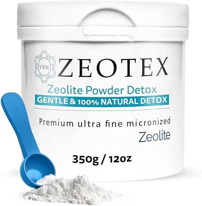 Zeotex 350g Zeolite Detox Powder – Clinoptilolite Supplement for Full Body Cleanse, Gut Health, Energy, Immune & pH Support | Natural Mineral - Product Image
