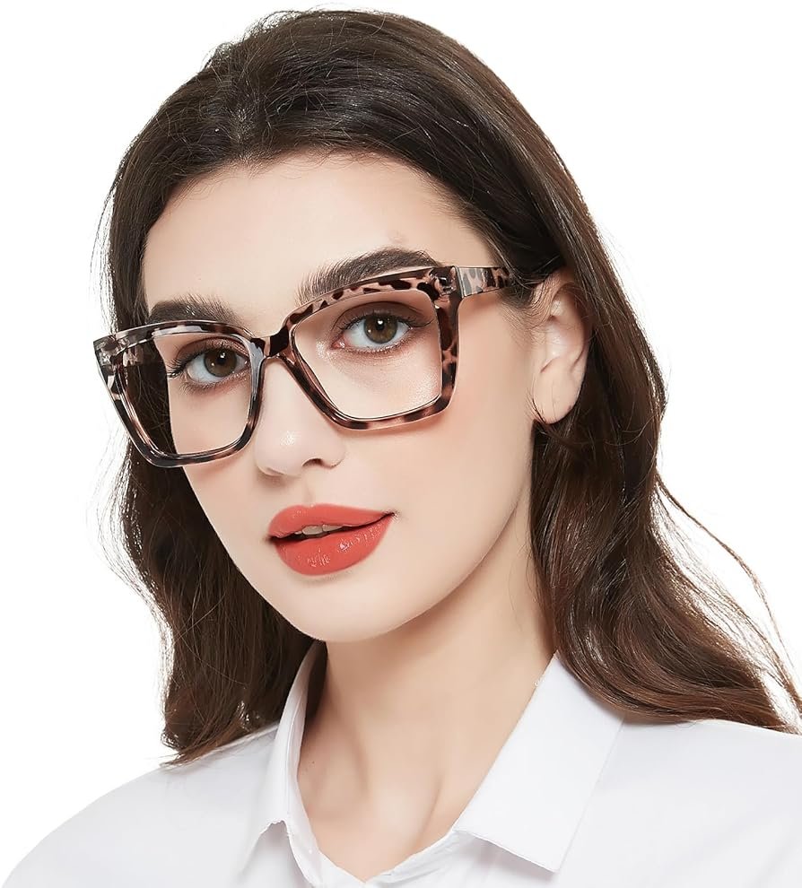 WEMOOTANTS Oversized Reading Glasses for Women Men Bold Large Square Readers 1.0 1.25 1.5 1.75 2.0 2.25 2.5 to 3.5 - Product Image
