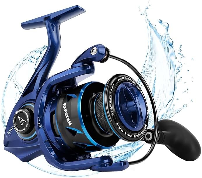 KastKing Kapstan Elite Saltwater Spinning Fishing Reel, Up to 55LBs Max Drag, IPX6 Waterproof & Corrosion-Resistant Bearing System - Ideal Fishing Gifts for Saltwater Fishing - Product Image