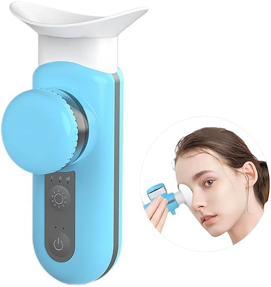 LIZICH Heated Nano Eye Mist Sprayer,Portable Eye Mister with Warm Compress Moist Heat for Relief Dry Eyes and Stye,Eye Drops Tool,Rechargeable Electric Eye Steamer for Eyelid,Eye Skin SPA - Product Image