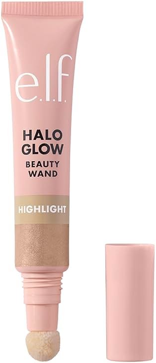 e.l.f. Halo Glow Highlight Beauty Wand, Liquid Highlighter Wand For Luminous, Glowing Skin, Buildable Formula, Vegan & Cruelty-free,Champagne Campaign - Product Image