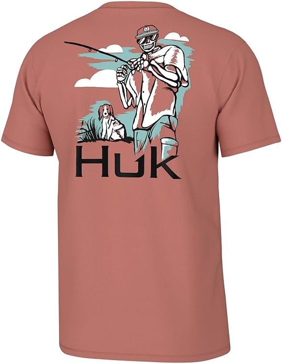 HUK Mens Fishing Graphic Tee, Performance Short Sleeve, Quick-Dry - Product Image