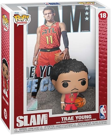 Funko POP! NBA Cover: Slam – Trae Young - Collectable Vinyl Figure - Gift Idea - Official Merchandise - for Kids & Adults - Sports Fans - Model Figure for Collectors and Display - Product Image