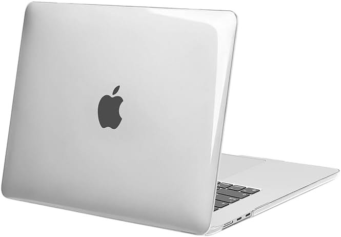 MOSISO Compatible with MacBook Air 15 inch Case M5 2026 M4 2025 M3 2024 M2 2023 A3448 A3241 A3114 A2941 Liquid Retina Display Touch ID, Protective Plastic Hard Shell Case Cover, Crystal Clear - Product Image