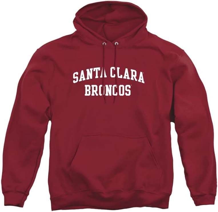 LOGOVISION Santa Clara University Official One Color Logo Unisex Adult Pull-Over Hoodie - Product Image