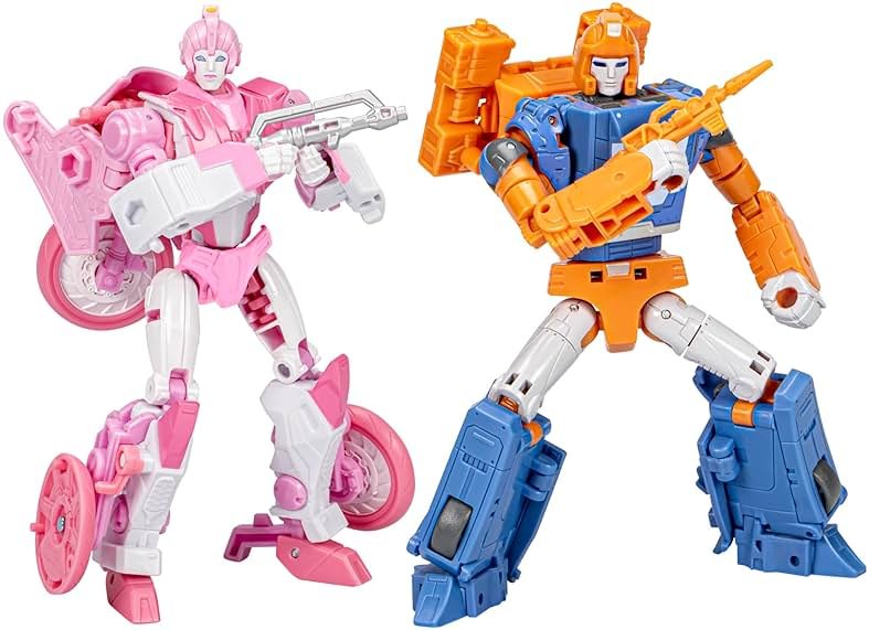 Transformers Toys Legacy Evolution War Dawn 2-Pack Deluxe Cybertronian Erial and Dion Toys, Action Figures for Boys and Girls Ages 8 and Up (SDCC 2023 Exclusive) - Product Image