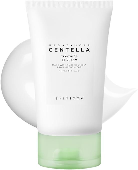 SKIN1004 Tea-Trica B5 Cream, Face Moisturizer with Centella Asiatica & Panthenol B5, Gel Moisturizer for Soothing & Hydrating, Cica Cream with Tea Tree & Centella, Korean Skin Care, 2.53 fl.oz / 75ml - Product Image