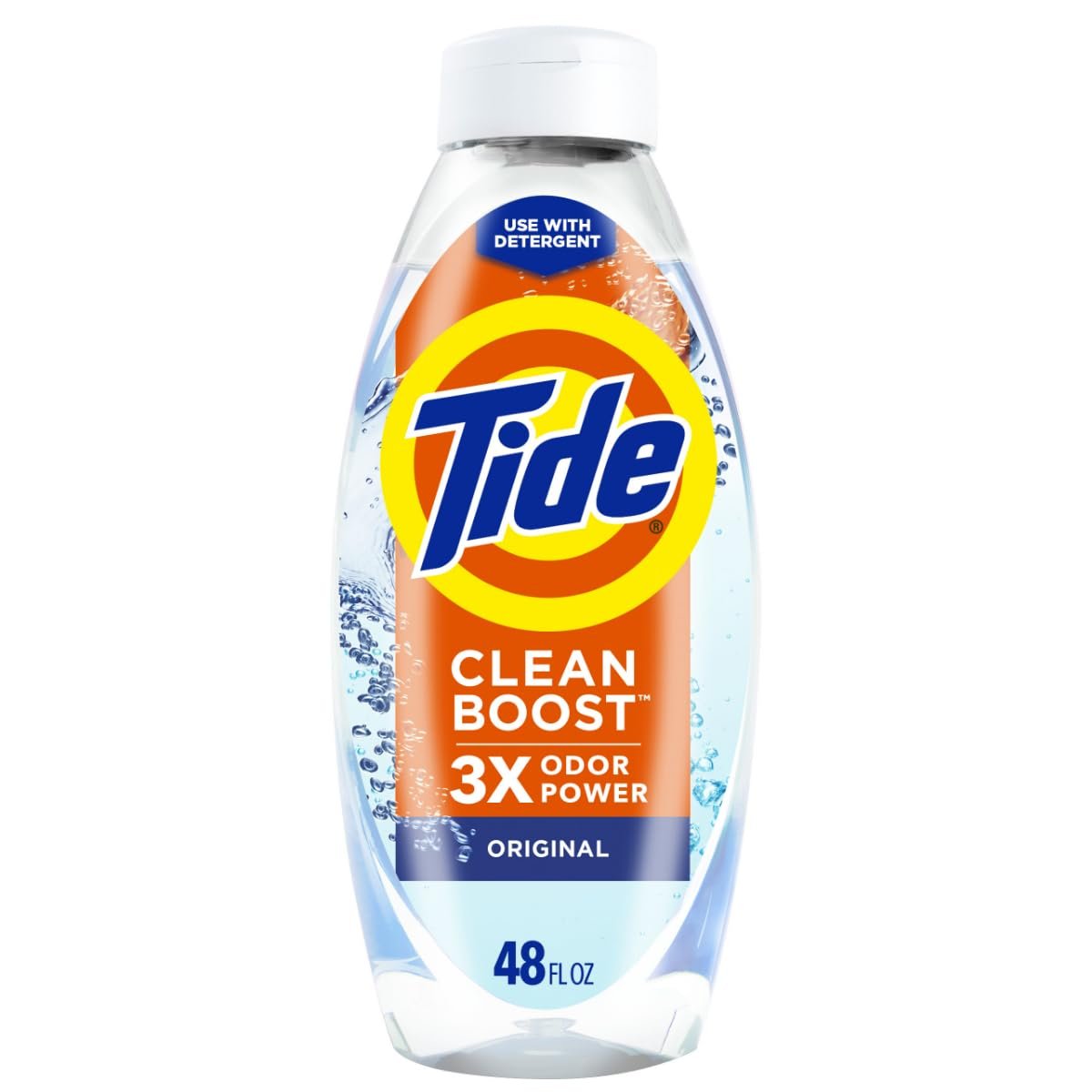 Tide Deep Cleansing Fabric Rinse with 3X Odor Power, Original Scent, 48 oz - Product Image