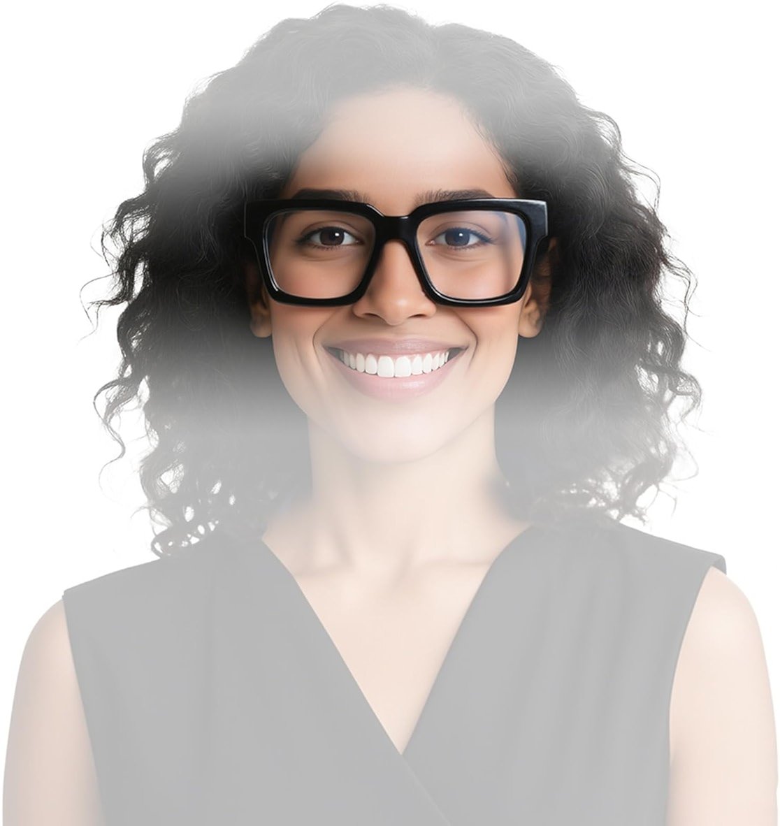 OCCI CHIARI Large Frame Reading Glasses for Women Retro Square Readers - Product Image
