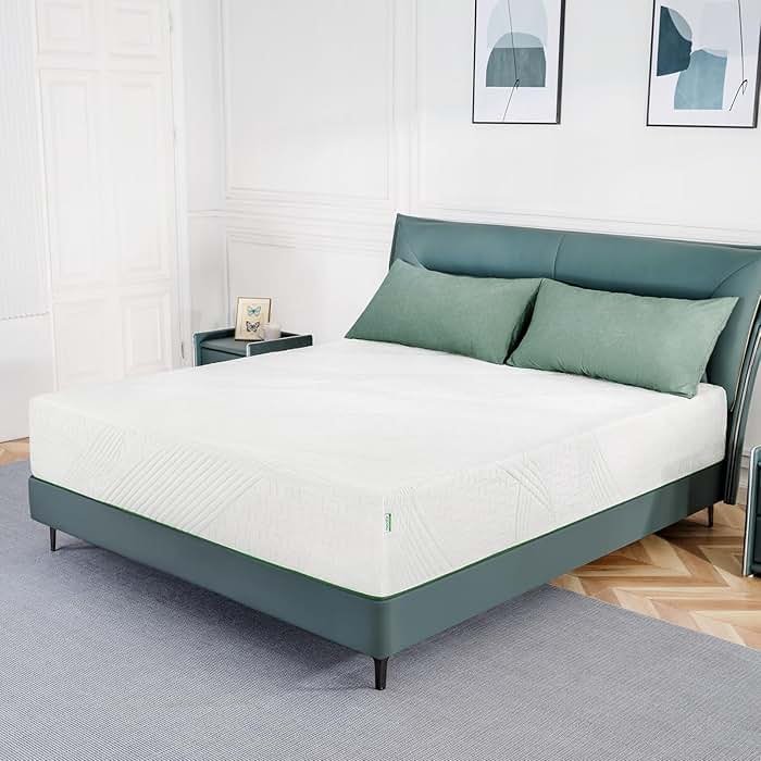Novilla Full Mattress, 10 Inch, Cooling Memory Foam, Medium Firm, White - Product Image