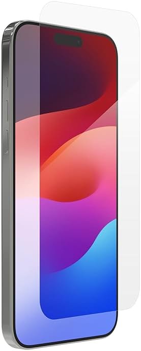 ZAGG Glass+ Screen Protector for iPhone 15 Pro Max - 3X Stronger with Reinforced Edges, Scratch & Smudge-Resistant Surface, InvisibleShield, Easy to Install - Product Image