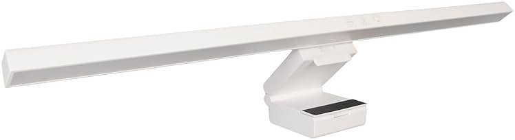Computer Monitor Lamp, LED Screen Light Bar for Eye Caring, Stepless Dimmable, Touch Control, Office Monitor Light (White) - Product Image