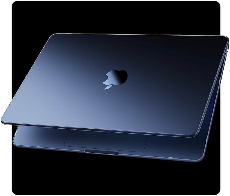 Soonjet for MacBook Air 13 inch Case, M5 M4 M3 M2, 2022-2026 A3449 A3240 A3113 A2681, Color Matched, Snap-On Design, Fingerprint & Scratch Resistant, Hard Shell Protective Matte Cover for Mac Air 13.6 - Product Image