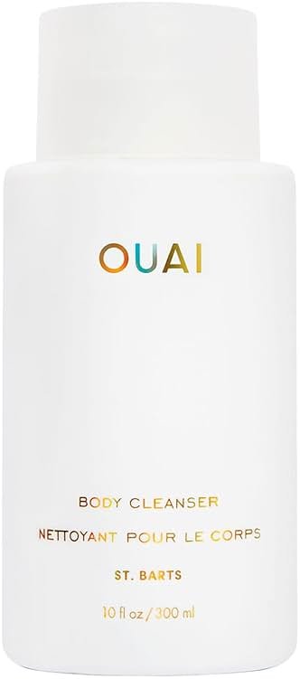 OUAI Body Cleanser, St. Barts - Foaming Body Wash with Jojoba Oil and Rosehip Oil to Hydrate, Nurture, Balance and Soften Skin - Paraben, Phthalate and Sulfate Free Skin Care Products (10 Fl Oz) - Product Image