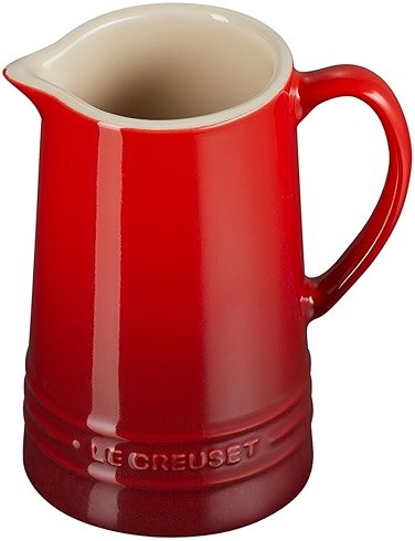 Le Creuset Stoneware Small Pitcher, 10 oz., Cerise - Product Image