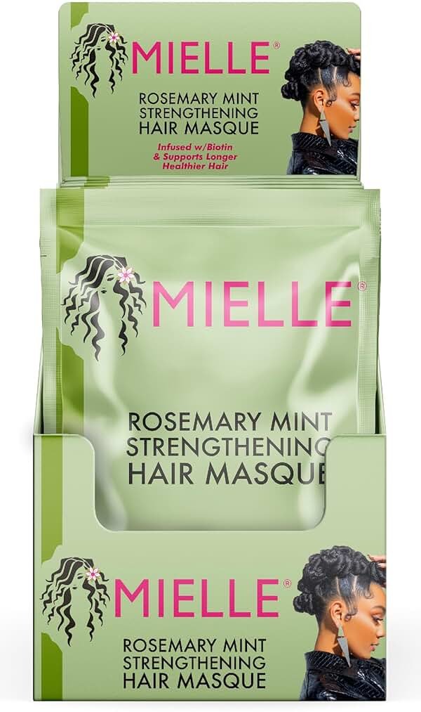 Mielle Rosemary Mint Strengthening Hair Masque w/Biotin 1.75 (Pack of 3) - Product Image