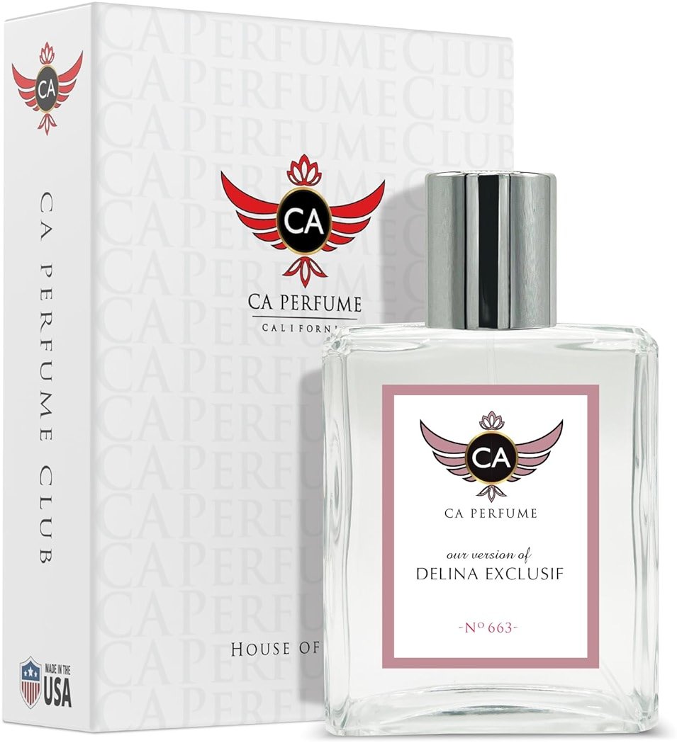 CA Perfume Impression of Delina Exclusif For Women Replica Fragrance Dupes Eau de Parfum Spray Bottle 3.4 Fl Oz/100ml-X1 - Product Image