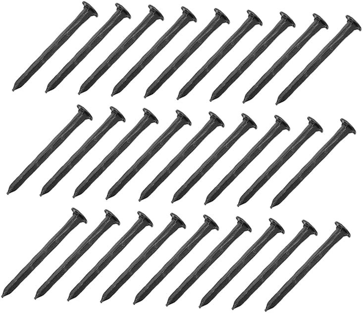 FUNOMOCYA Shoe Nails 130 Pcs Round Head Iron Studs 0.74X0.07 Inch Lightweight Replacement Nails for High Heels Boots DIY Shoe Repair - Product Image