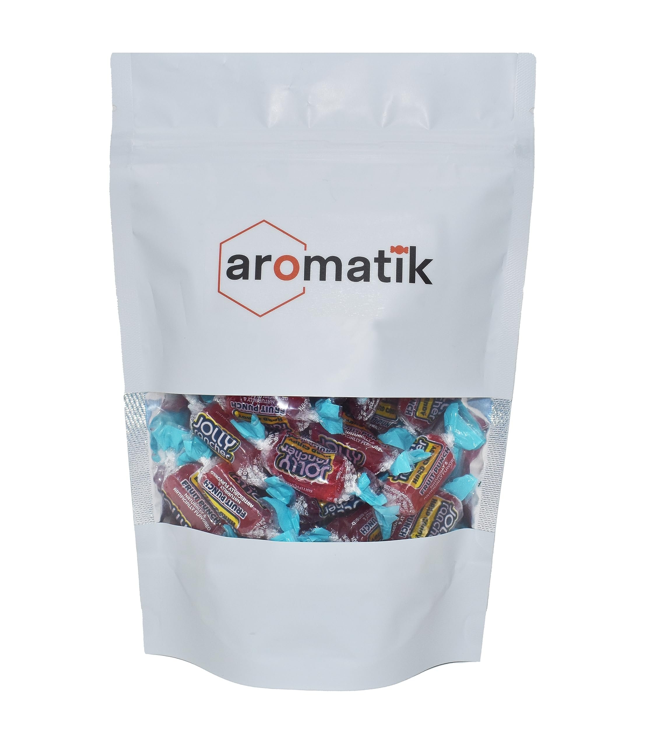 Bulk Candy Jolly Ranchers Hard Candy | 1 lb. Resealable Pouch | Single Flavor | Large Assorted Candy Options | 19 Flavors to choose from | Preserve Jolly Rancher Freshness and Flavor in an Aromatik™ Resealable Bag (Fruit Punch) - Product Image