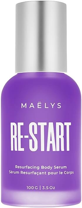 MAËLYS RE-START Resurfacing Body Serum - AHA Exfoliating Treatment with Hyaluronic Fusion, Glycolic Acid, and Niacinamide for Bumpy Skin and Uneven Texture (3.5 Fl Oz) - Product Image