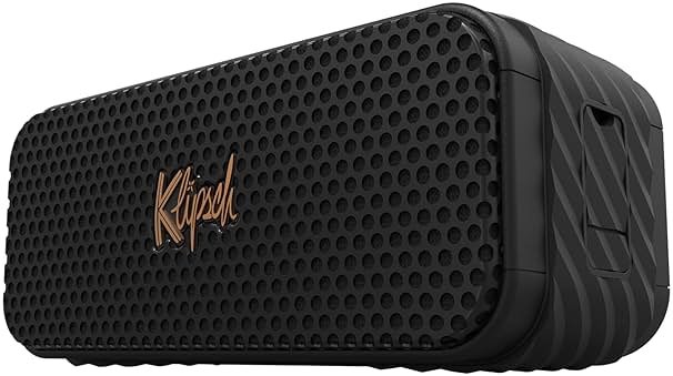 Klipsch Nashville Portable Bluetooth Speaker with a 2.25" full range drivers for 360 degree audio, IP67 dust and waterproof rating, 24 hours of playtime for a premium live concert experience - Product Image