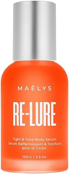 MAËLYS RE-LURE Tight & Tone Body Serum - Helps Reduce the Look of Cellulite - Skin Tightening with Hyaluronic Acid - Firming for Stomach, Thighs & Arms - Lightweight Body Firming Serum (3.5 Fl Oz) - Product Image