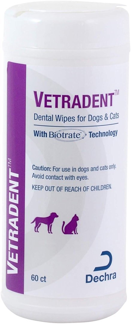 Vetradent Dental Wipes, 60 ct - Product Image