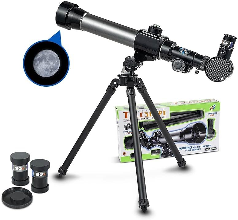 Astronomical Telescope, Professional 20X 30X 40X Astronomical Landscape Telescope with Tripod, Portable for Beginners - Product Image