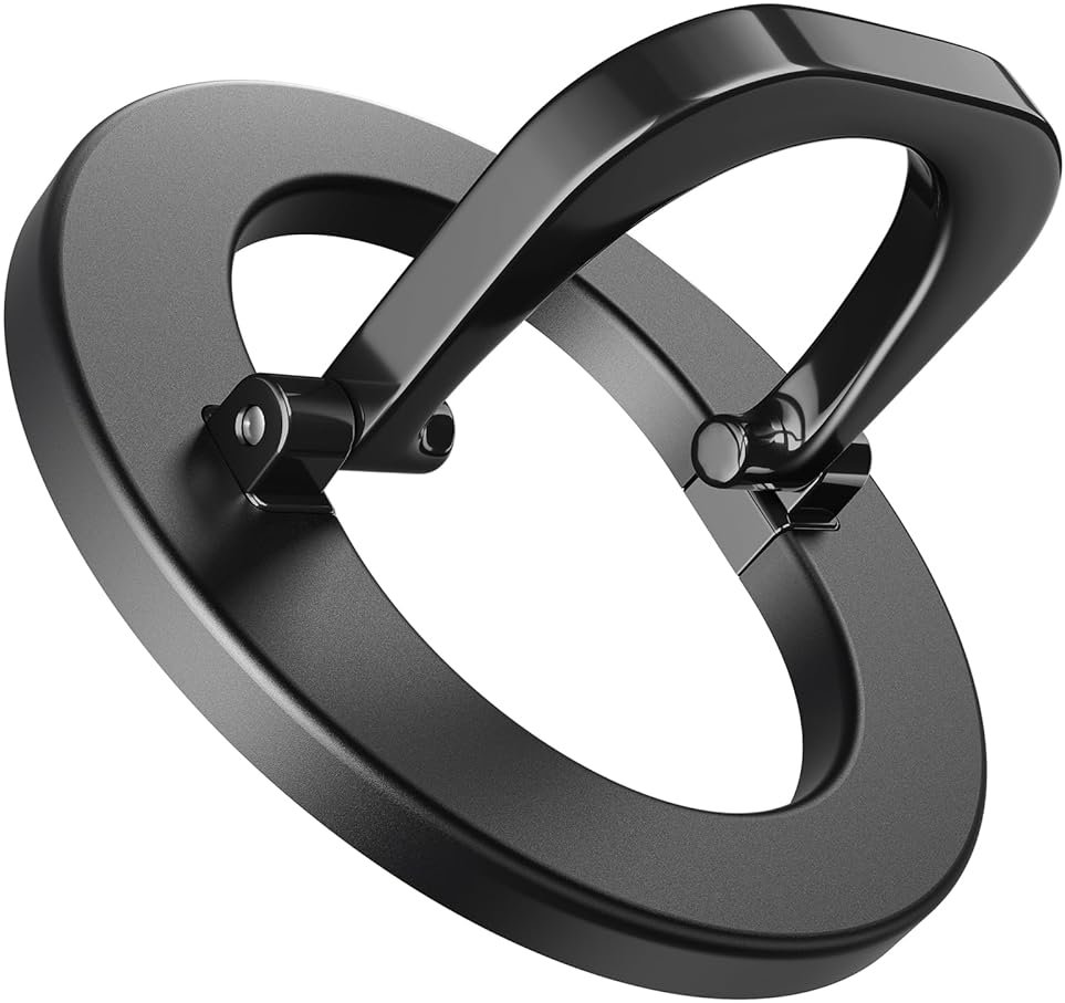 SUPERONE for MagSafe Phone Grip, Adjustable Magnetic Phone Ring Holder Removable Finger Phone Ring Kickstand Compatible with MagSafe Accessories Only for iPhone 17 & 16 & 15 & 14 & 13 & 12 Series - Product Image