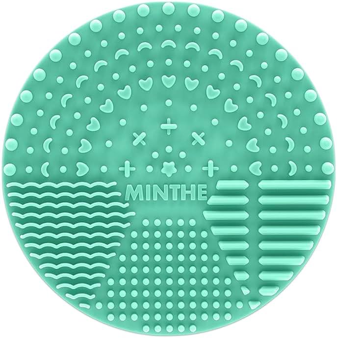 MINTHE™ Makeup Brush Cleaner Mat | 2 Pack | Silicone Make up Cleaning Pad - Product Image