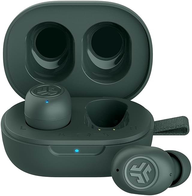 JLab JBuds Mini, True Wireless Earbuds, Bluetooth Multipoint, IP55 Sweat Resistant, Be Aware Audio, Sage - Product Image