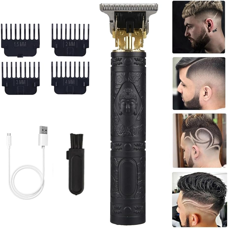 soieho Hair Clippers for Men, Professional Hair Trimmer Cordless Zero Gapped T-Blade Trimmer Rechargeable Beard Trimmer, Mens Gifts Hair Grooming Set for Hair Cutting - Product Image