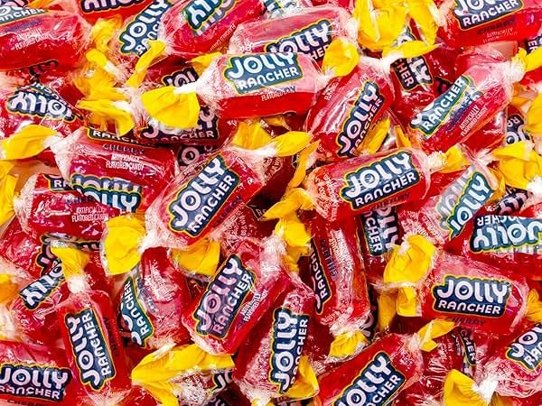 CHERRY Hard Candy Original Flavor 1 lb – Bulk Bag, Individually Wrapped (74 Pieces) - Product Image