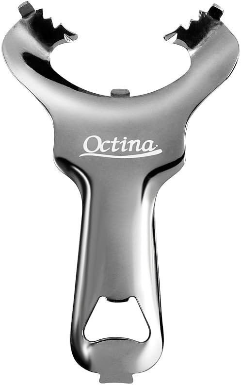 Octina Mason Jar Opener & Bottle Opener No Lid Dents or Damage, Manual Can Opener Easy Twist, Canning Jar Opener Top Remover Utensil for Various Lids - Product Image