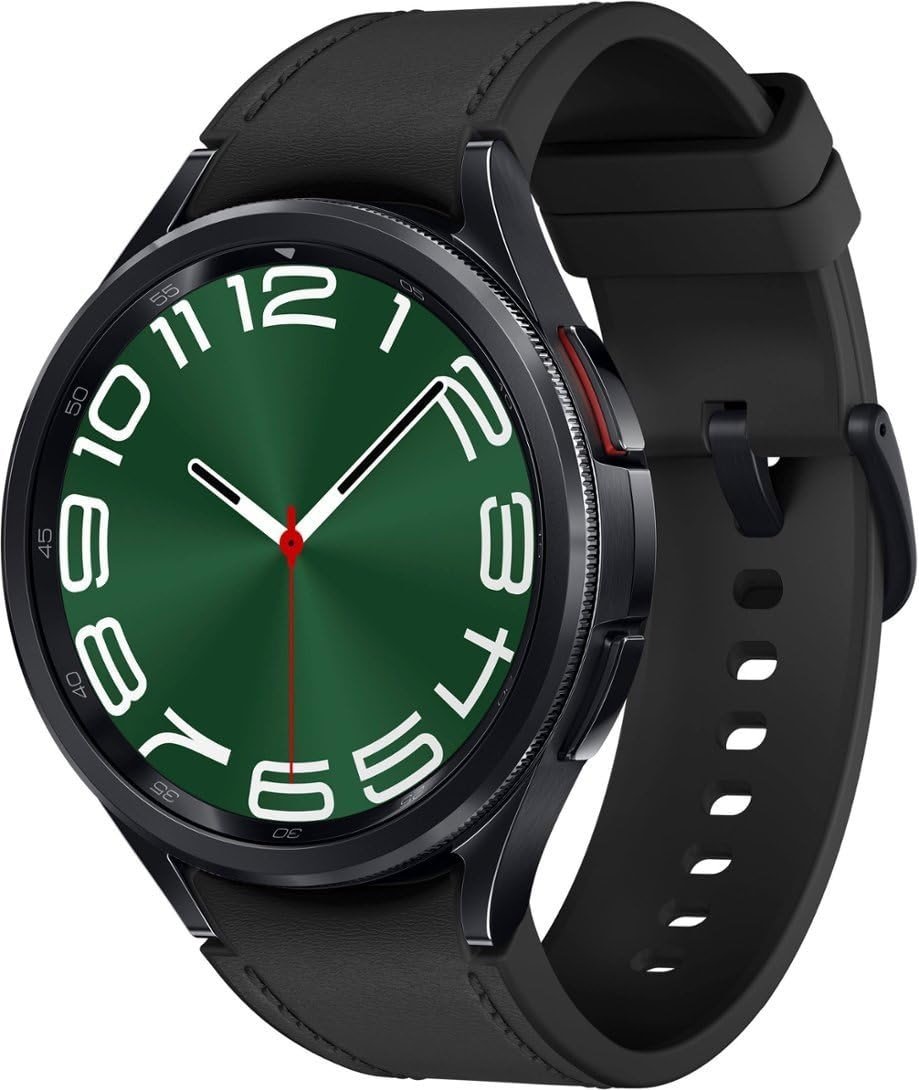 Samsung Galaxy Watch 6 Classic 47mm Stainless-Steel Smartwatch w/Fitness Tracker, Heart Monitor, BIA Sensor, Bluetooth – Black - Product Image