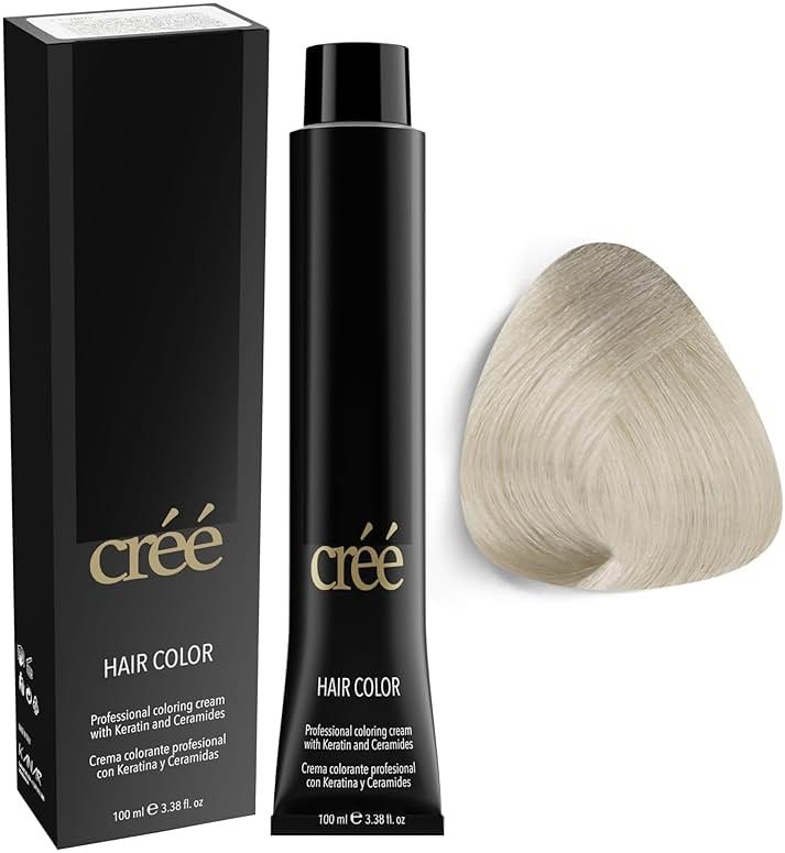 Cree Professional 912 Silver Superlightener Permanent Hair Color - Long Lasting, Rich Vibrant - Gray Coverage 100ml - 3.4 fl.oz. - Product Image