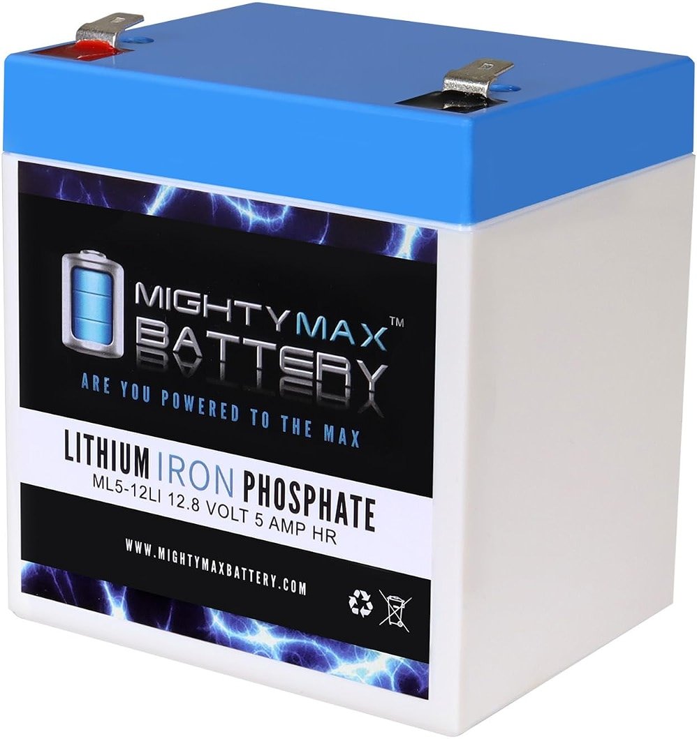 Mighty Max Battery 12V 5AH Lithium Replacement Battery Compatible with Razor Jr. Electric Wagon Ride-on Toy - Product Image