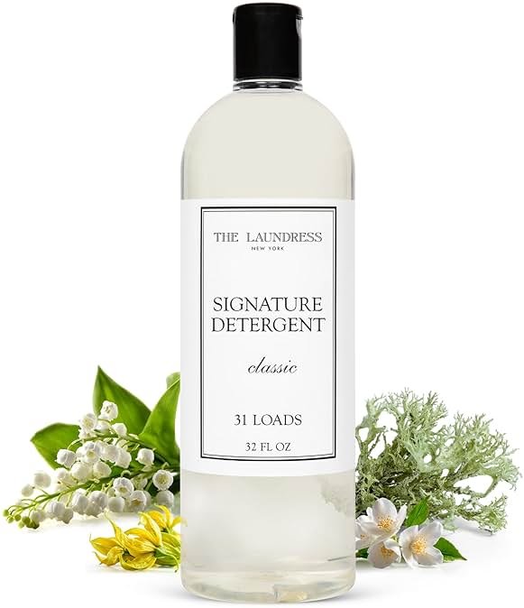 The Laundress Luxury Laundry Detergent, 31 Loads, Scented Signature Classic Fragrance, Concentrated Triple Enzyme Deep Cleaning and Targeted Stain Remover, 96% USDA Biobased Product - Product Image