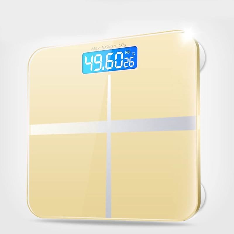 Weight Scales Bathroom, Smart Scale for Body Weight Accurate Measurement, Tempered Glass Digital Bathroom Scale, Weight Scale for Home(Luxury Gold Color) - Product Image