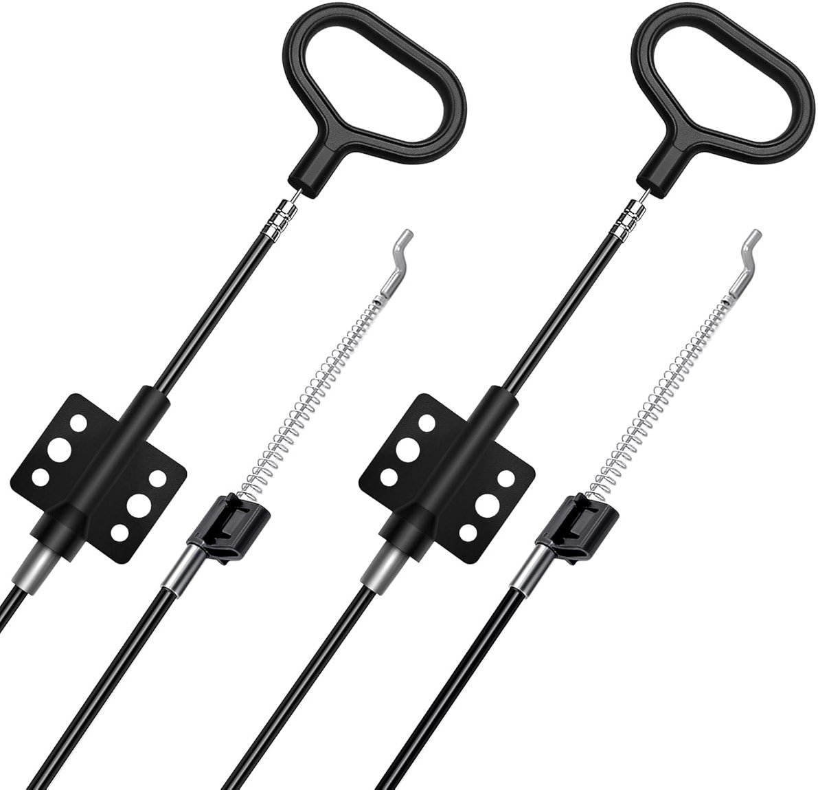 Baridwon Sofa Recliner Parts Pull Cable Replacement, D-Ring Release Pull Handle with S Tip for Couch Sofa Recliner Repair, Exposed Length 4.92Inch - 2 Pack - Product Image