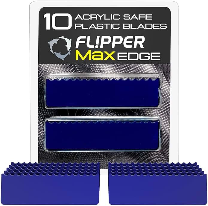 Flipper Edge MAX Acrylic Safe Plastic Blades - 10 Pack - Product Image