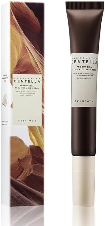 SKIN1004 Centella Probio-Cica Bakuchiol Eye Cream, Korean Eye Cream for Fine Lines with Centella, Hydrating Eye Treatment for Under Eye Area, Retinol Alternative, Korean Skin Care, 0.67 fl.oz / 20ml - Product Image