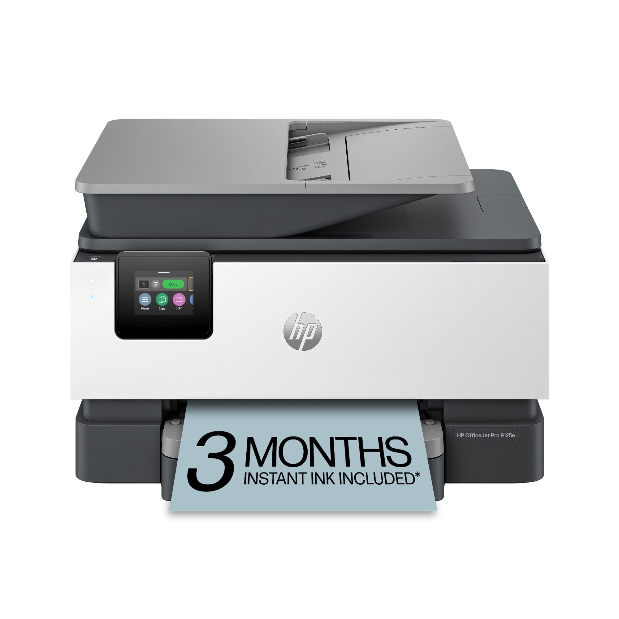 HP OfficeJet Pro 9125e Wireless All-in-One Color Inkjet Printer, Print, scan, copy, fax, ADF, Duplex printing best-for-office, 3 month Instant Ink trial included, AI-enabled (403X0A) - Product Image