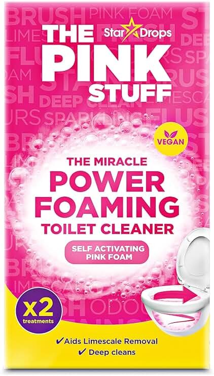 Stardrops - The Pink Stuff - The Miracle Power Foaming Toilet Cleaner - 2 Treatments - Self Activating Pink Foam Pack of 1 (7 Ounce) - Product Image